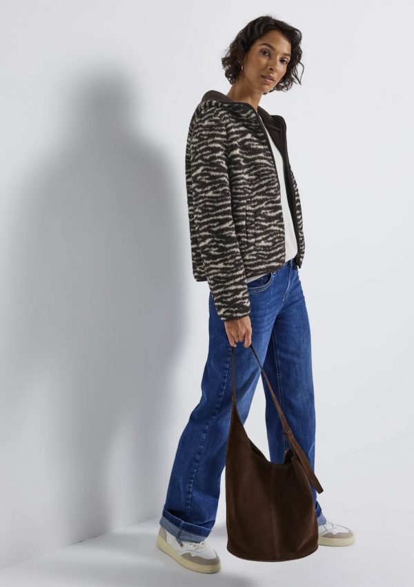 Veste Teddy avec capuche – Image 2